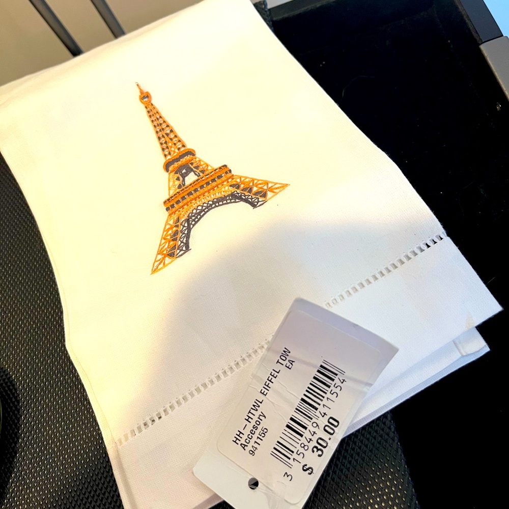 Eiffel Tower Hand Towel